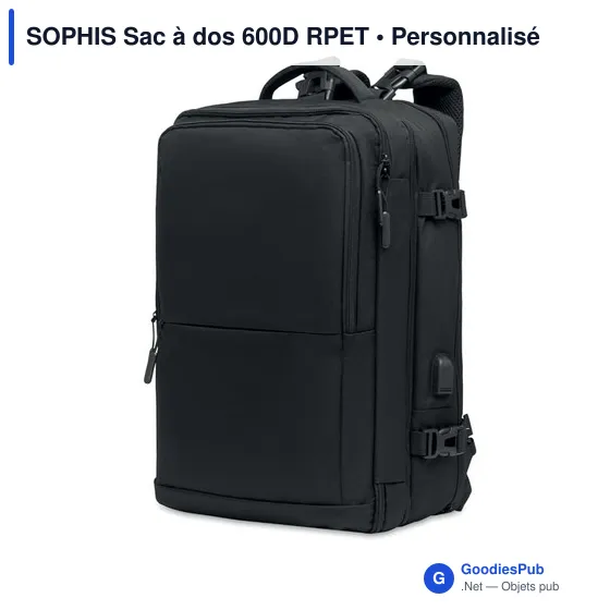 SOPHIS Sac à dos 600D RPET - Image 3