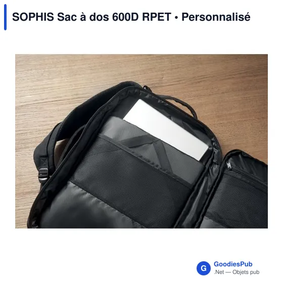 SOPHIS Sac à dos 600D RPET - Image 6