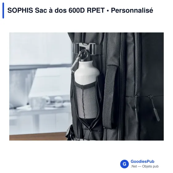 SOPHIS Sac à dos 600D RPET - Image 7