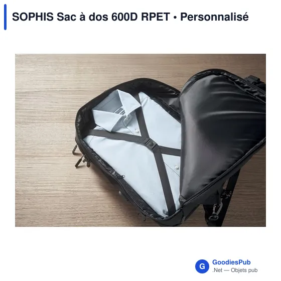 SOPHIS Sac à dos 600D RPET - Image 8