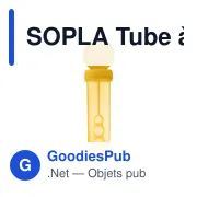 SOPLA Tube à bulles - Miniature 1