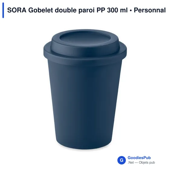 SORA Gobelet double paroi PP 300 ml - Image 1