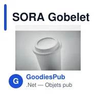 SORA Gobelet double paroi PP 300 ml - Miniature 12