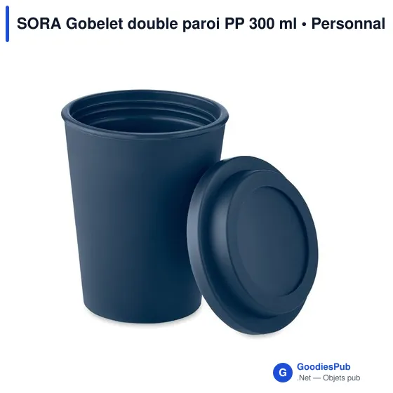 SORA Gobelet double paroi PP 300 ml - Image 3