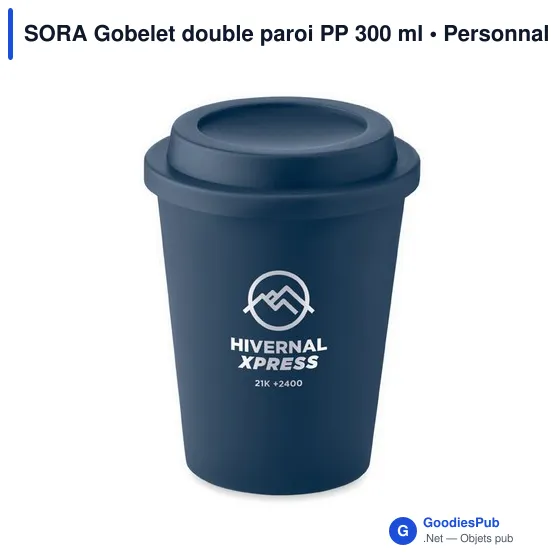 SORA Gobelet double paroi PP 300 ml - Image 5
