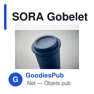 SORA Gobelet double paroi PP 300 ml - Miniature 6