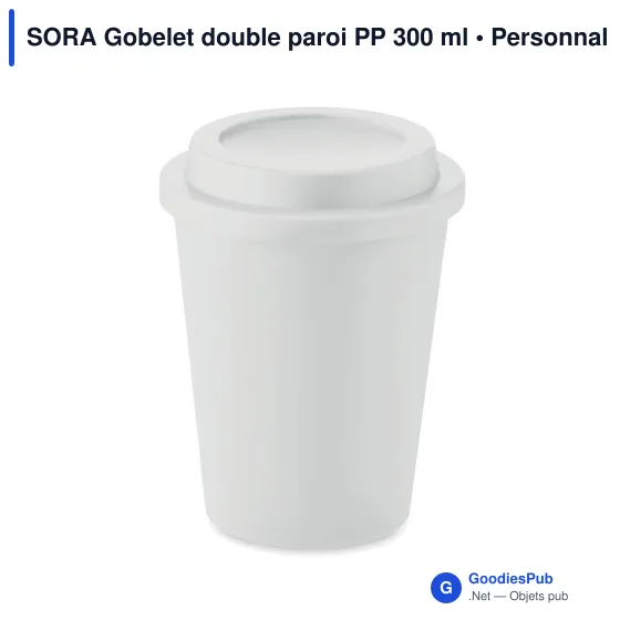 SORA Gobelet double paroi PP 300 ml - Image 7