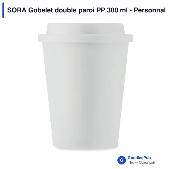 SORA Gobelet double paroi PP 300 ml - Image 8