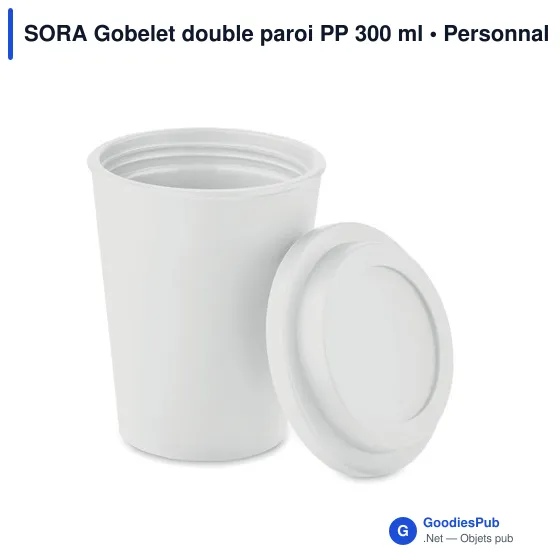 SORA Gobelet double paroi PP 300 ml - Image 9