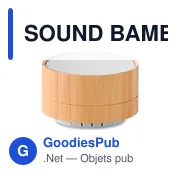 SOUND BAMBOO Haut-parleur sans fil Bambou - Miniature 1