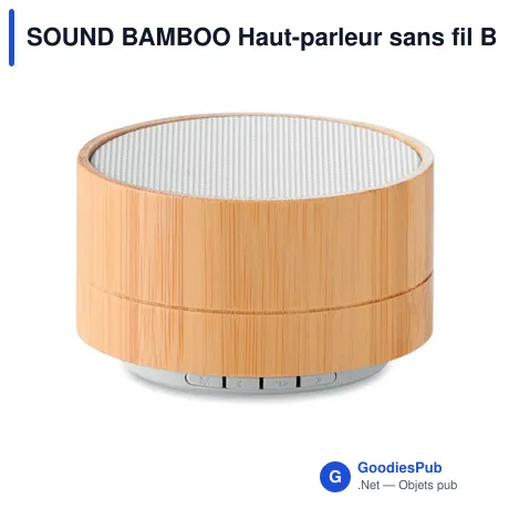 SOUND BAMBOO Haut-parleur sans fil Bambou