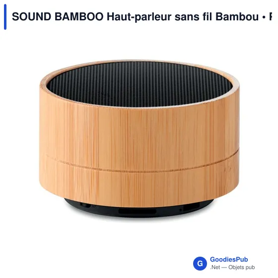 SOUND BAMBOO Haut-parleur sans fil Bambou - Image 8