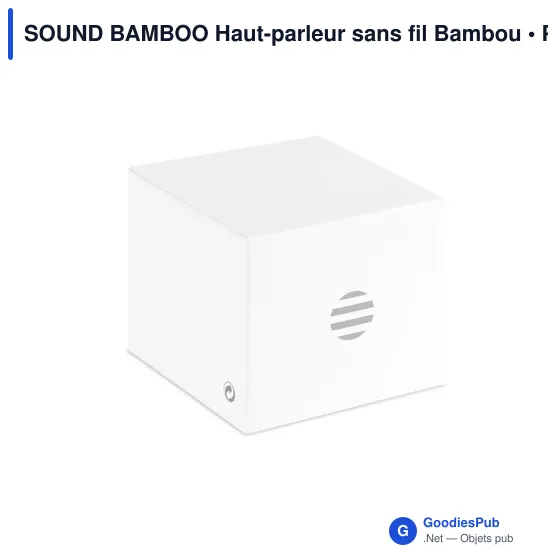 SOUND BAMBOO Haut-parleur sans fil Bambou - Image 9