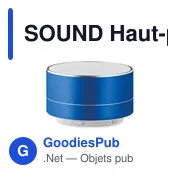 SOUND Haut-parleur sans fil rond - Miniature 1