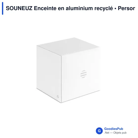 Enceinte sans fil personnalisable en aluminium recyclé avec logo - Image 7