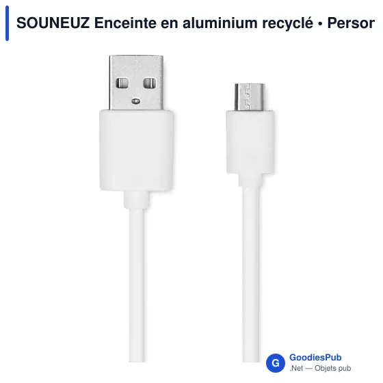 Enceinte sans fil personnalisable en aluminium recyclé avec logo - Image 9