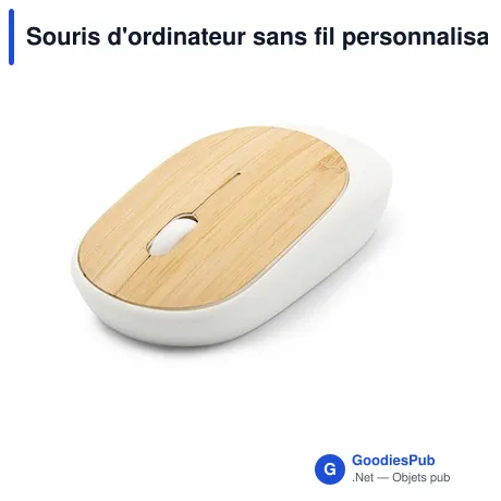 Souris d'ordinateur sans fil personnalisable avec logo - Judith