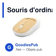 Souris d'ordinateur sans fil personnalisable avec logo - Judith - Miniature 3