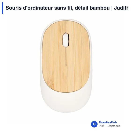 Souris d'ordinateur sans fil personnalisable avec logo - Judith - Image 5