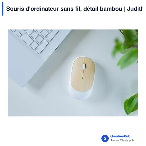 Souris d'ordinateur sans fil personnalisable avec logo - Judith - Image 6