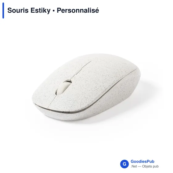 Souris optique sans fil personnalisable Estiky avec logo - Image 3