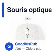 Souris optique sans fil personnalisable Estiky avec logo - Miniature 5