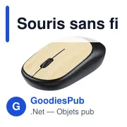 Souris optique sans fil en ABS Eileen - Miniature 2
