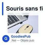Souris optique sans fil en ABS Eileen - Miniature 5