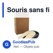 Souris optique sans fil en ABS Eileen - Miniature 6