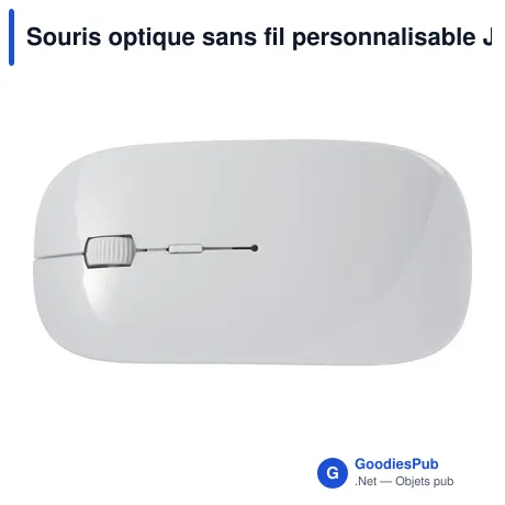 Souris optique sans fil personnalisable Jodi avec logo