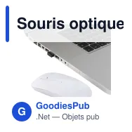 Souris optique sans fil personnalisable Jodi avec logo - Miniature 2