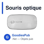 Souris optique sans fil personnalisable Jodi avec logo - Miniature 11