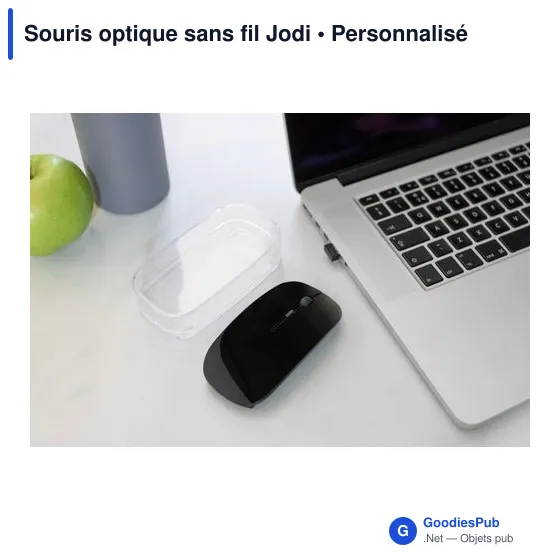 Souris optique sans fil personnalisable Jodi avec logo - Image 12