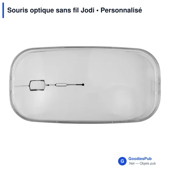 Souris optique sans fil personnalisable Jodi avec logo - Image 4