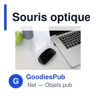 Souris optique sans fil personnalisable Jodi avec logo - Miniature 5