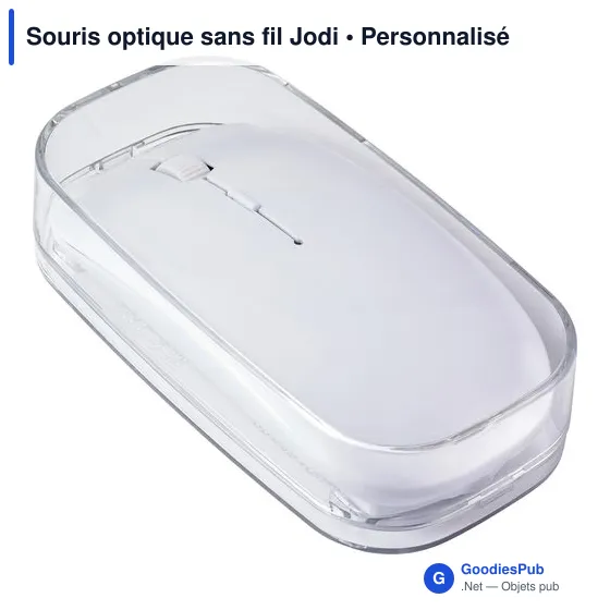 Souris optique sans fil personnalisable Jodi avec logo - Image 10