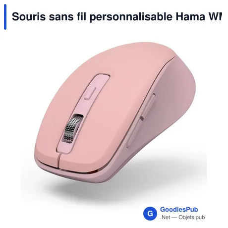 Souris sans fil personnalisable Hama WM-450 avec logo