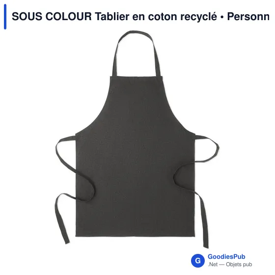 SOUS COLOUR Tablier en coton recyclé - Image 1