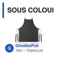 SOUS COLOUR Tablier en coton recyclé - Miniature 2