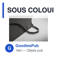 SOUS COLOUR Tablier en coton recyclé - Miniature 3