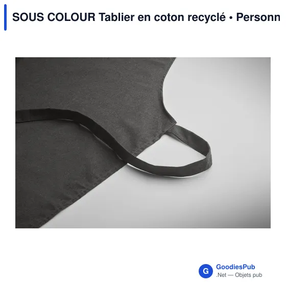 SOUS COLOUR Tablier en coton recyclé - Image 3