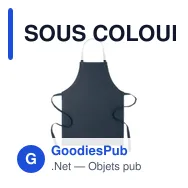 SOUS COLOUR Tablier en coton recyclé - Miniature 4