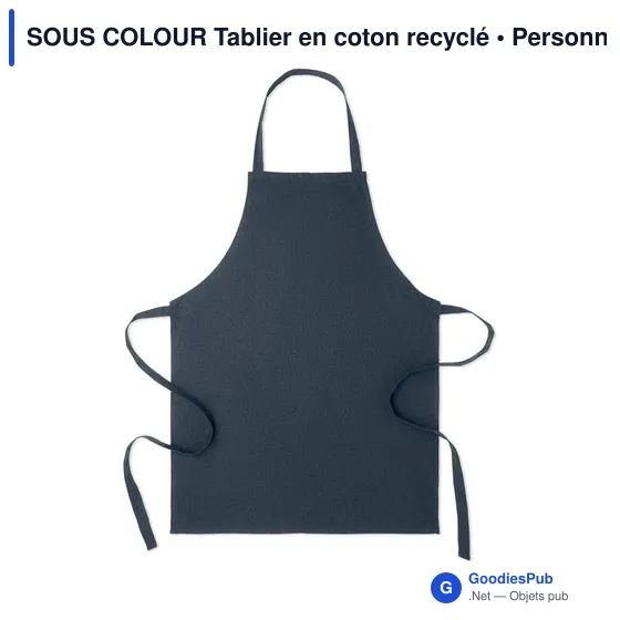 SOUS COLOUR Tablier en coton recyclé - Image 4