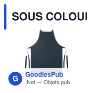 SOUS COLOUR Tablier en coton recyclé - Miniature 5