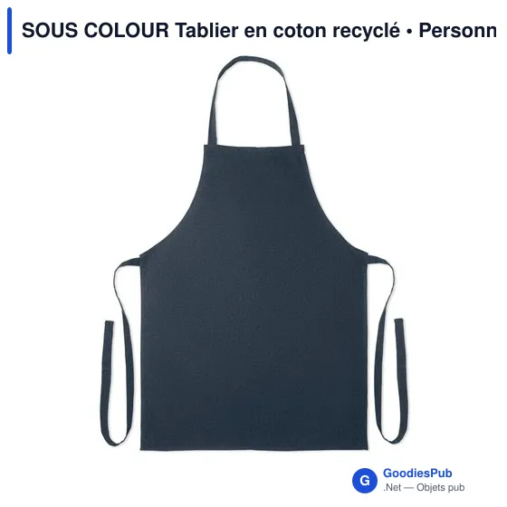 SOUS COLOUR Tablier en coton recyclé - Image 5