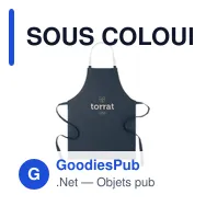 SOUS COLOUR Tablier en coton recyclé - Miniature 6