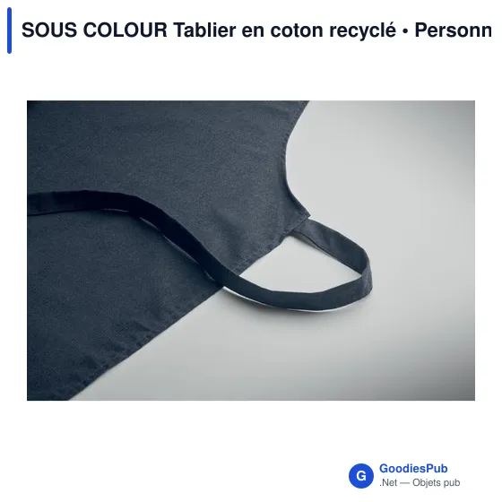 SOUS COLOUR Tablier en coton recyclé - Image 7