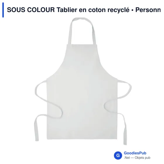 SOUS COLOUR Tablier en coton recyclé - Image 8