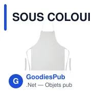 SOUS COLOUR Tablier en coton recyclé - Miniature 9