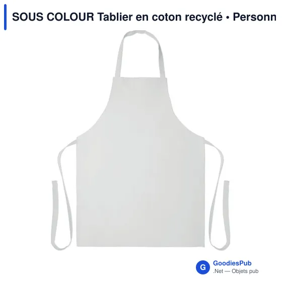 SOUS COLOUR Tablier en coton recyclé - Image 9